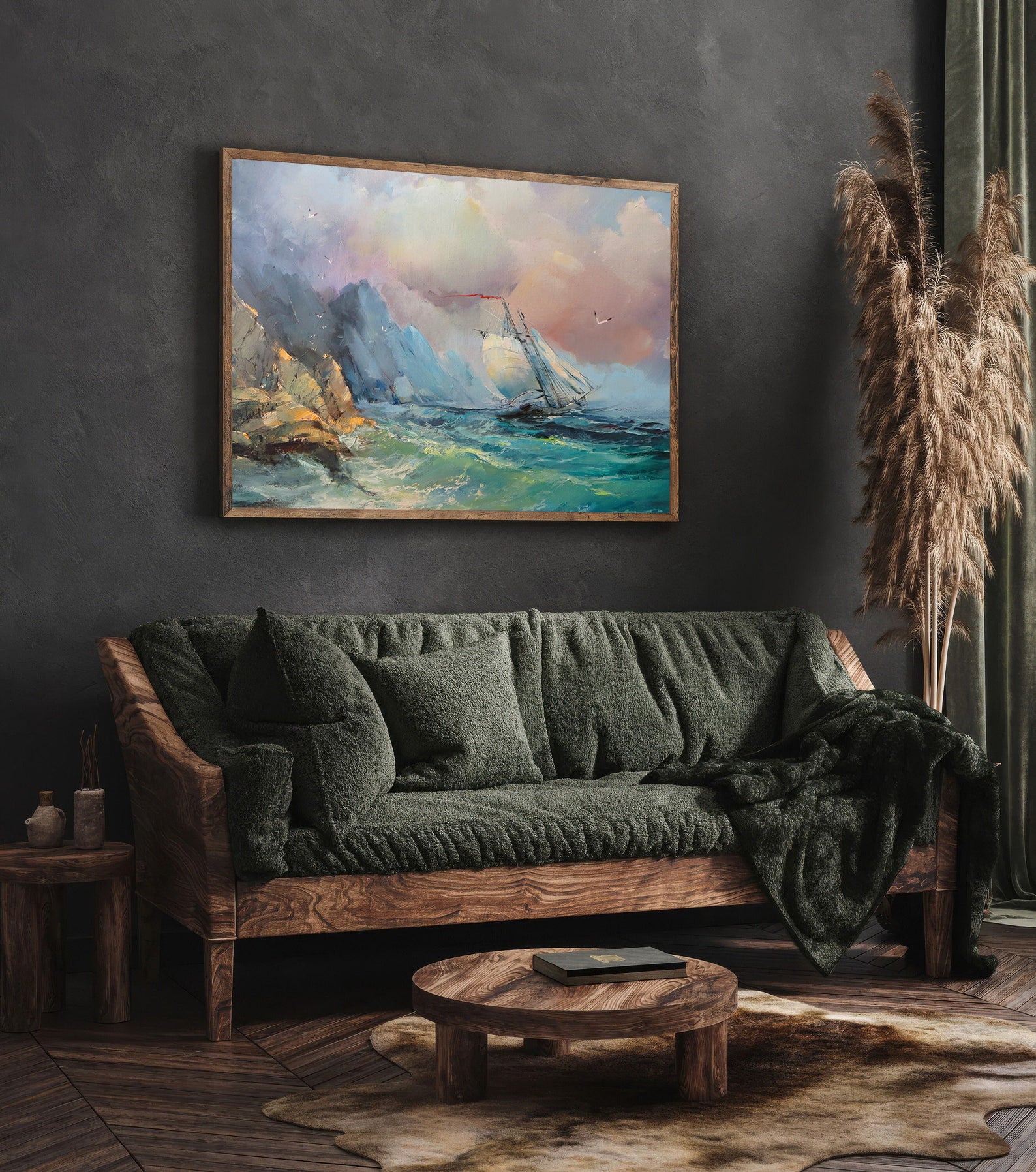 Tableau sur toile - Voilier en mer