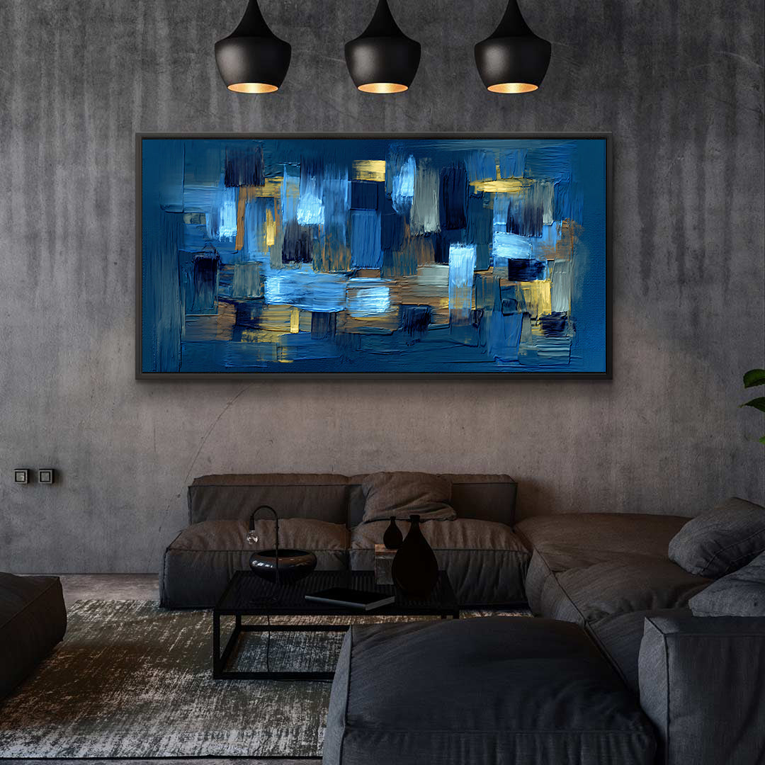 Peinture sur toile – Œuvre d'art sombre