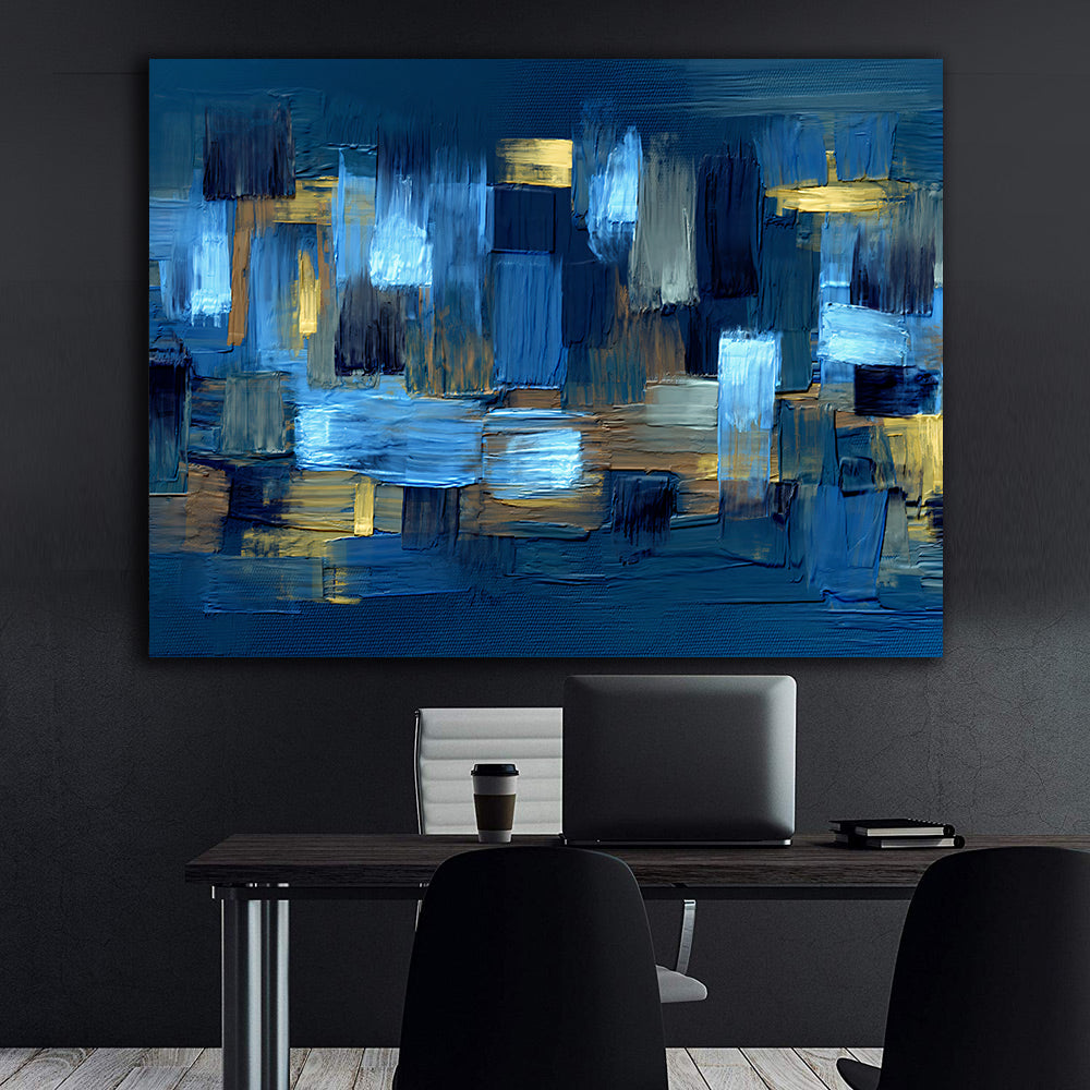 Peinture sur toile – Œuvre d'art sombre