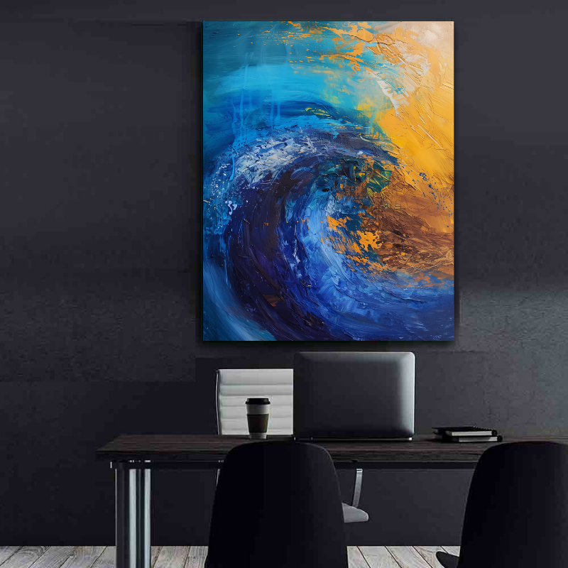 Peinture sur toile - Vague de mer