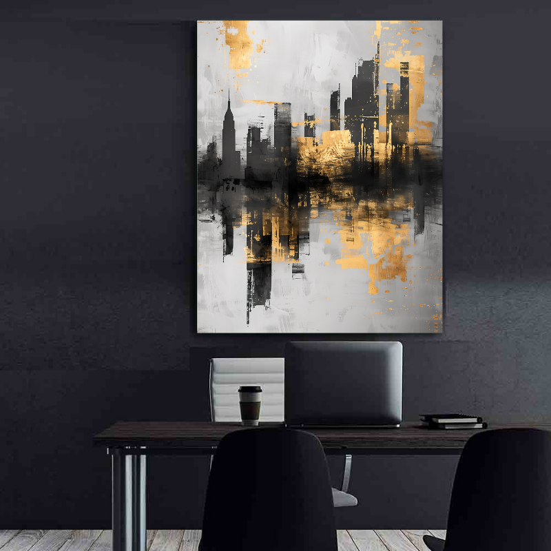 Tablou Canvas - Oraș Abstract