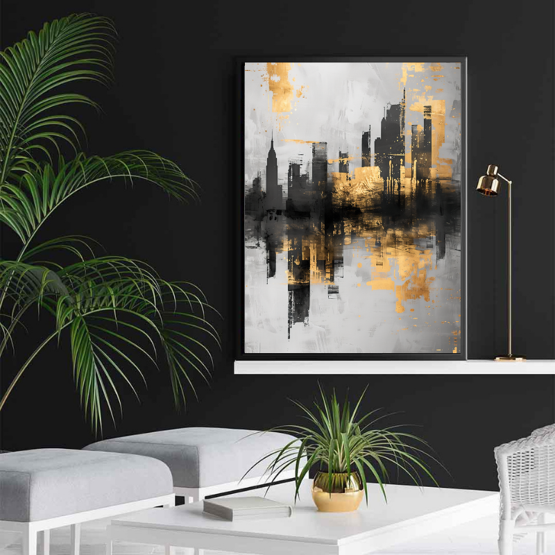 Tablou Canvas - Oraș Abstract