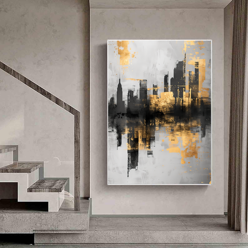 Tablou Canvas - Oraș Abstract