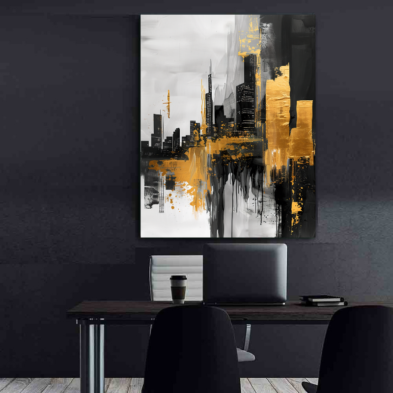 Tablou Canvas - Oraș Abstract