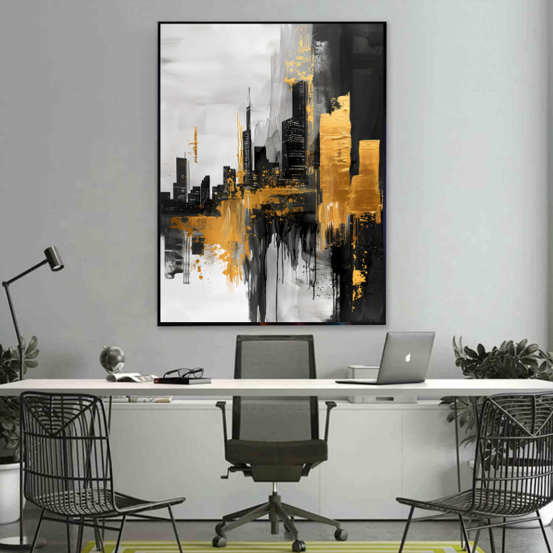 Tablou Canvas - Oraș Abstract