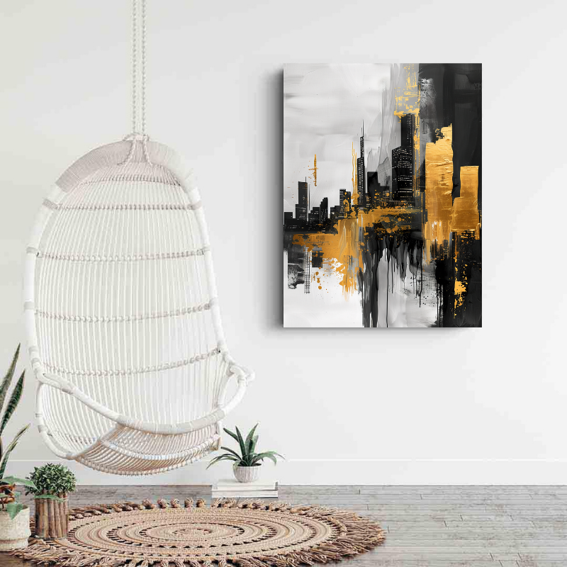 Tablou Canvas - Oraș Abstract