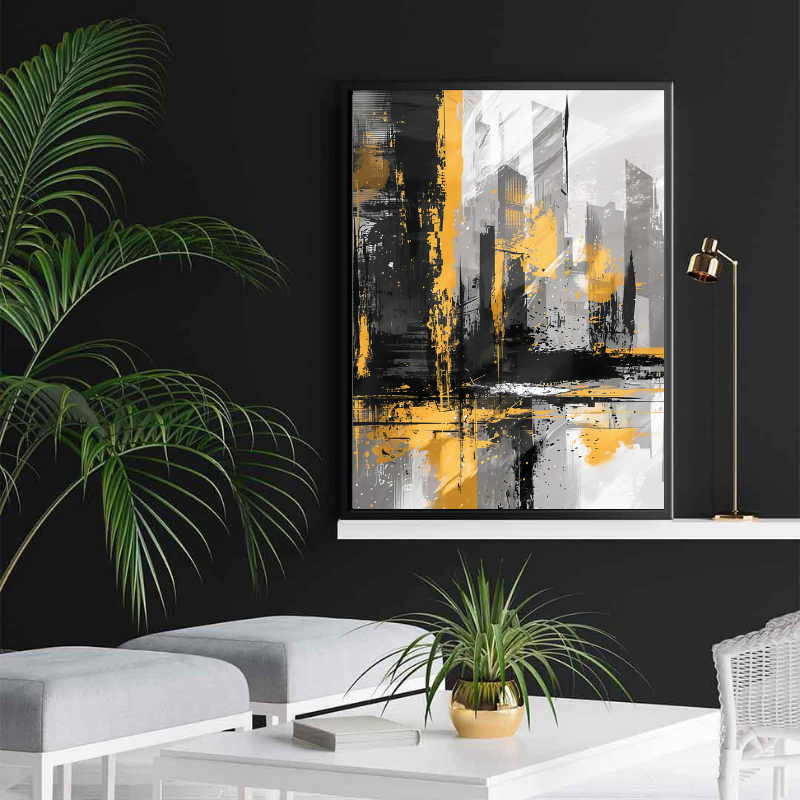 Tablou Canvas - Oraș Abstract