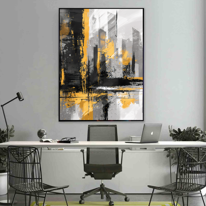 Tablou Canvas - Oraș Abstract
