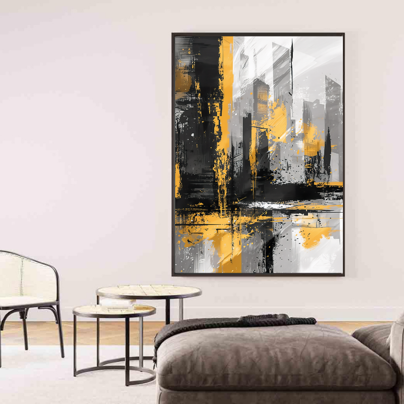 Tablou Canvas - Oraș Abstract