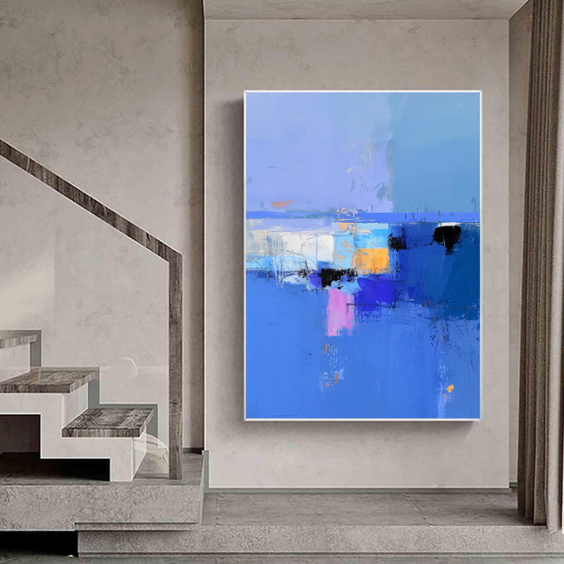Tablou Canvas - Blue Mood Abstract Art