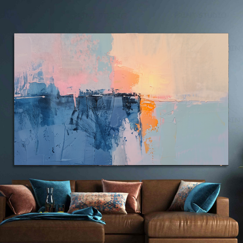 Tablou Canvas - Sunset Abstract Art