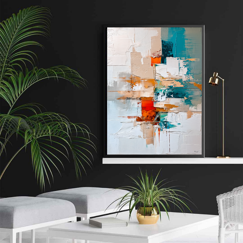 Peinture sur toile – Art abstrait moderne