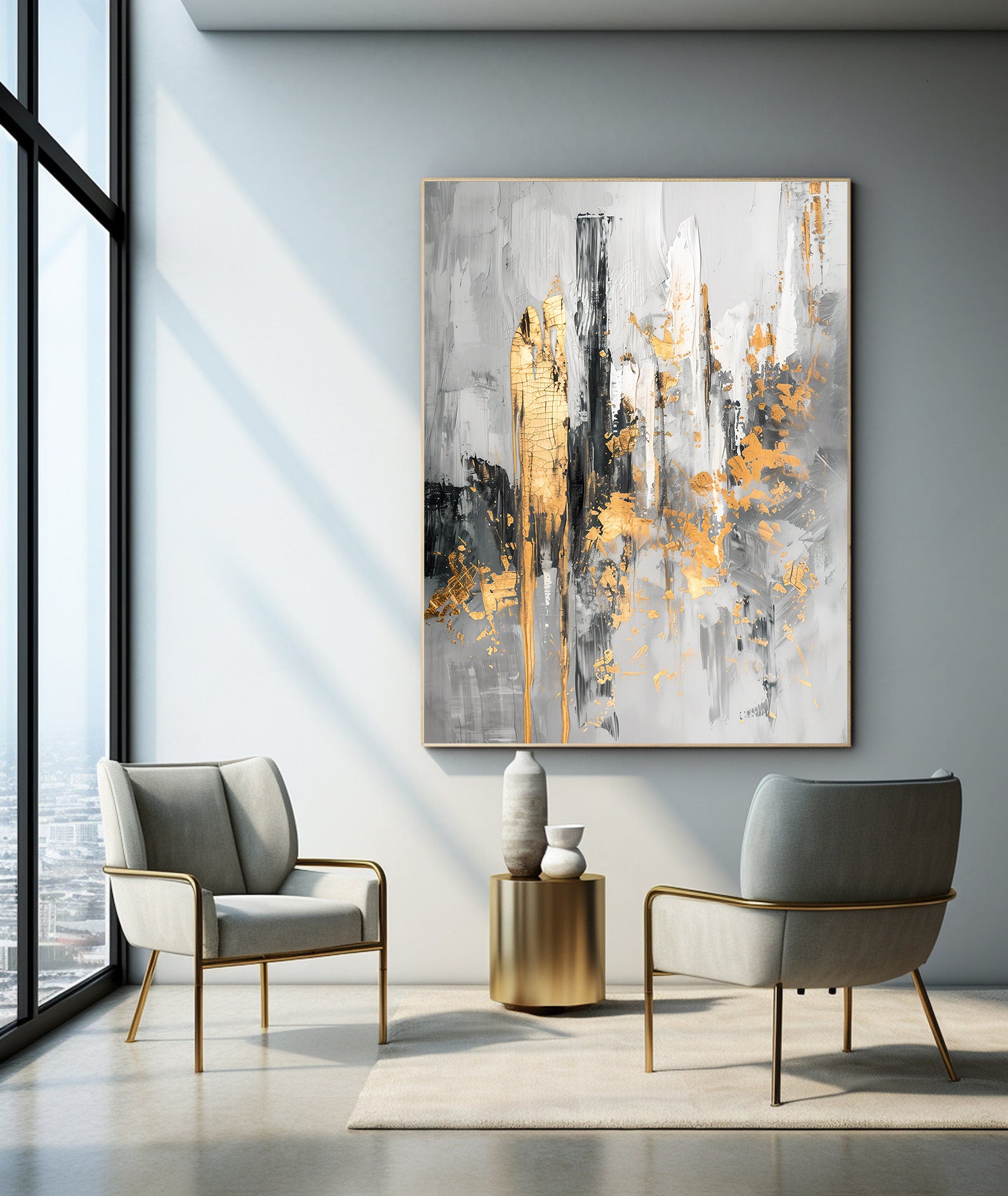 Tablou Canvas - Oraș Abstract