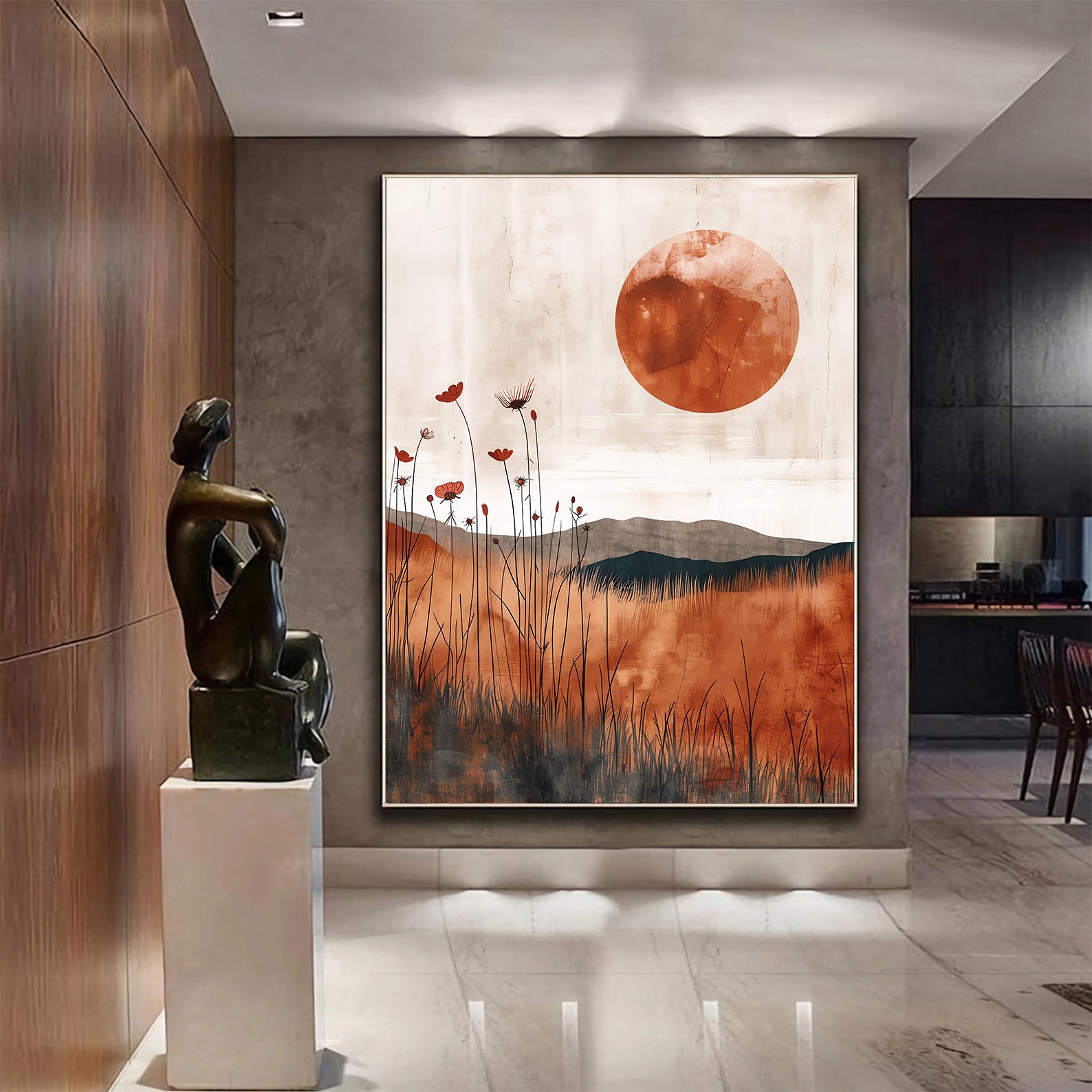 Tablou Canvas - Flower Abstract Art