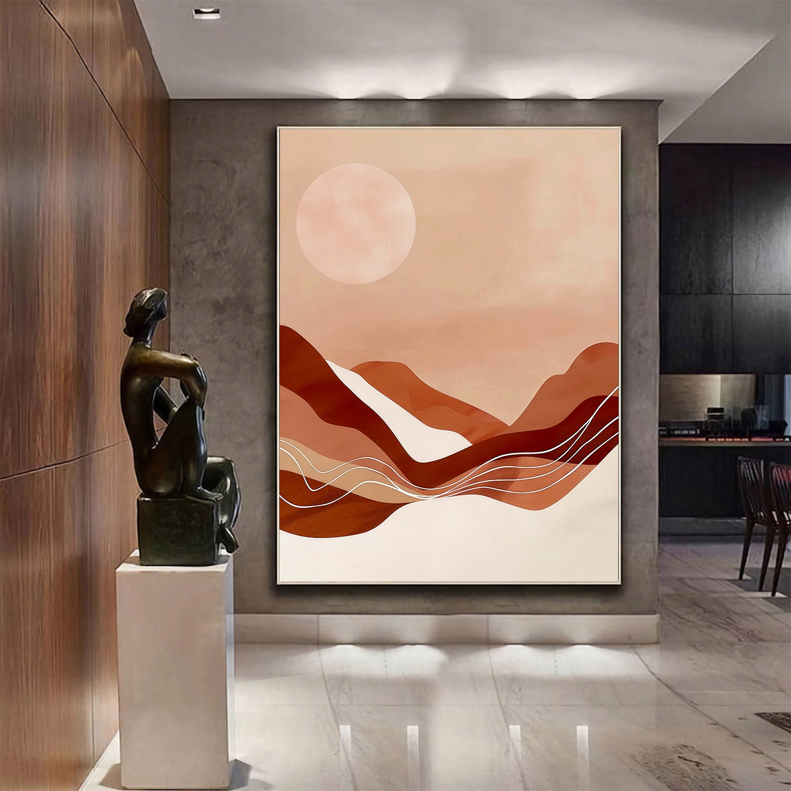 Tablou Canvas - Abstract Sunset