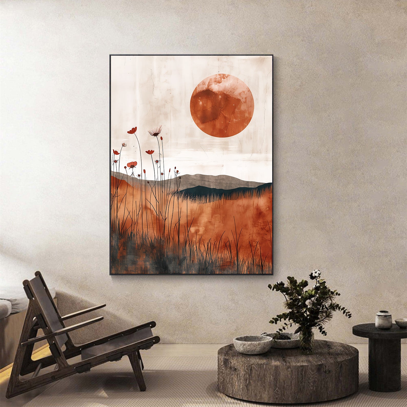 Tablou Canvas - Flower Abstract Art