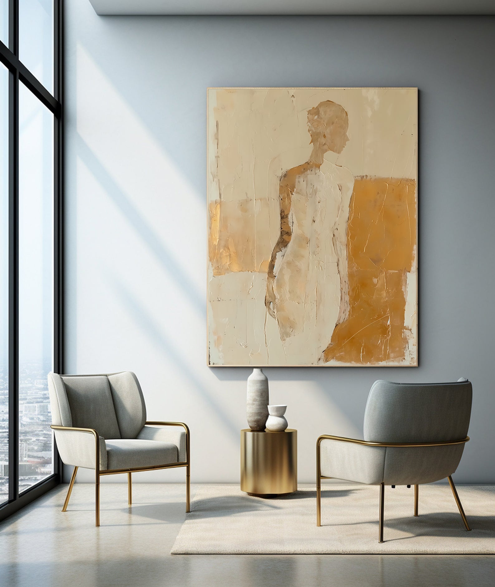 Tablou Canvas - Femeie Abstract