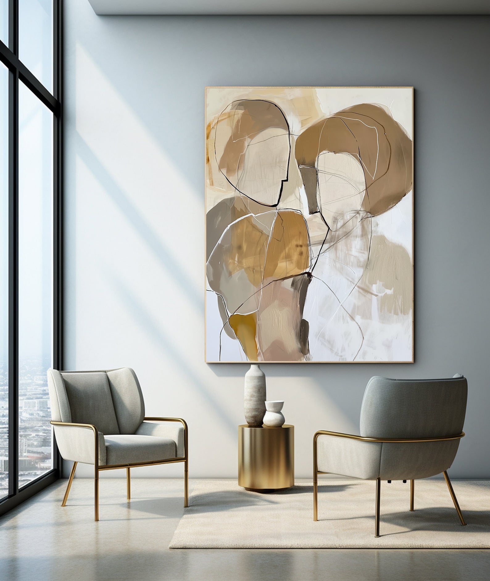 Tablou Canvas - Iubire Abstract