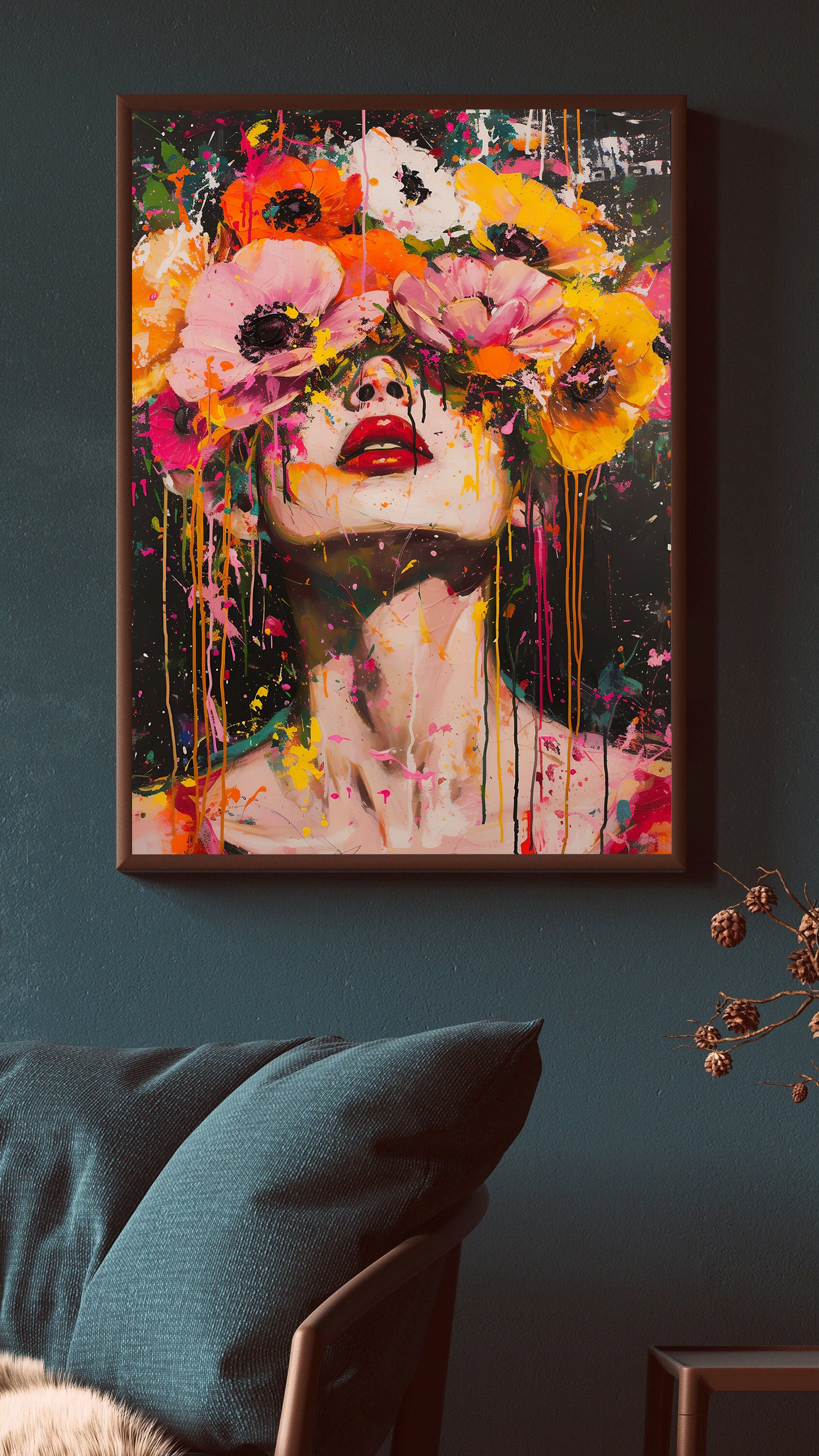 Tablou Canvas - Floralhead