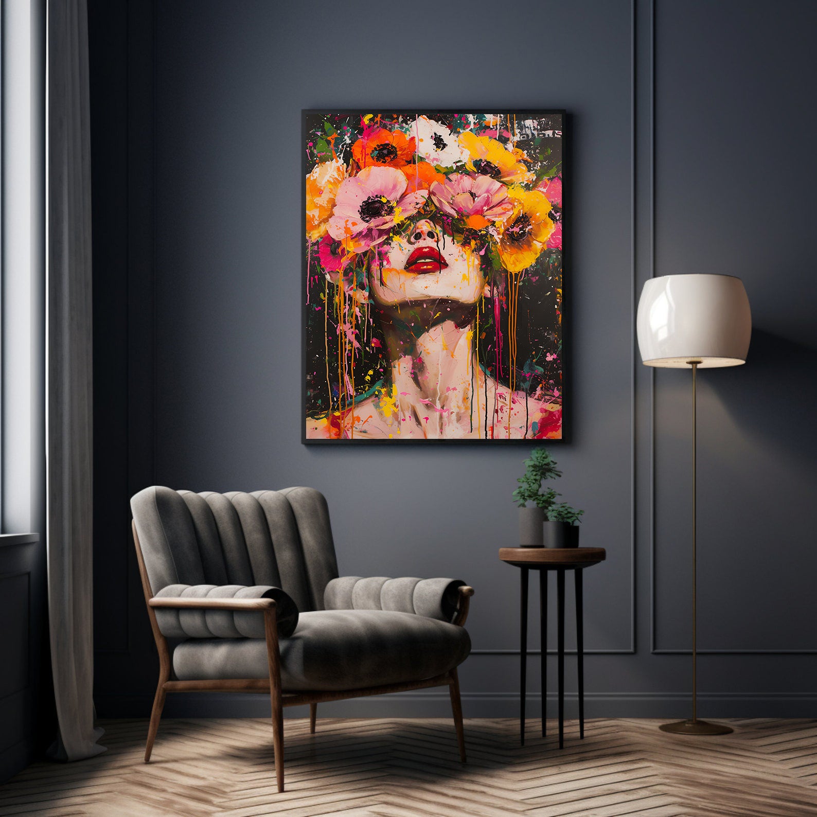 Tablou Canvas - Floralhead