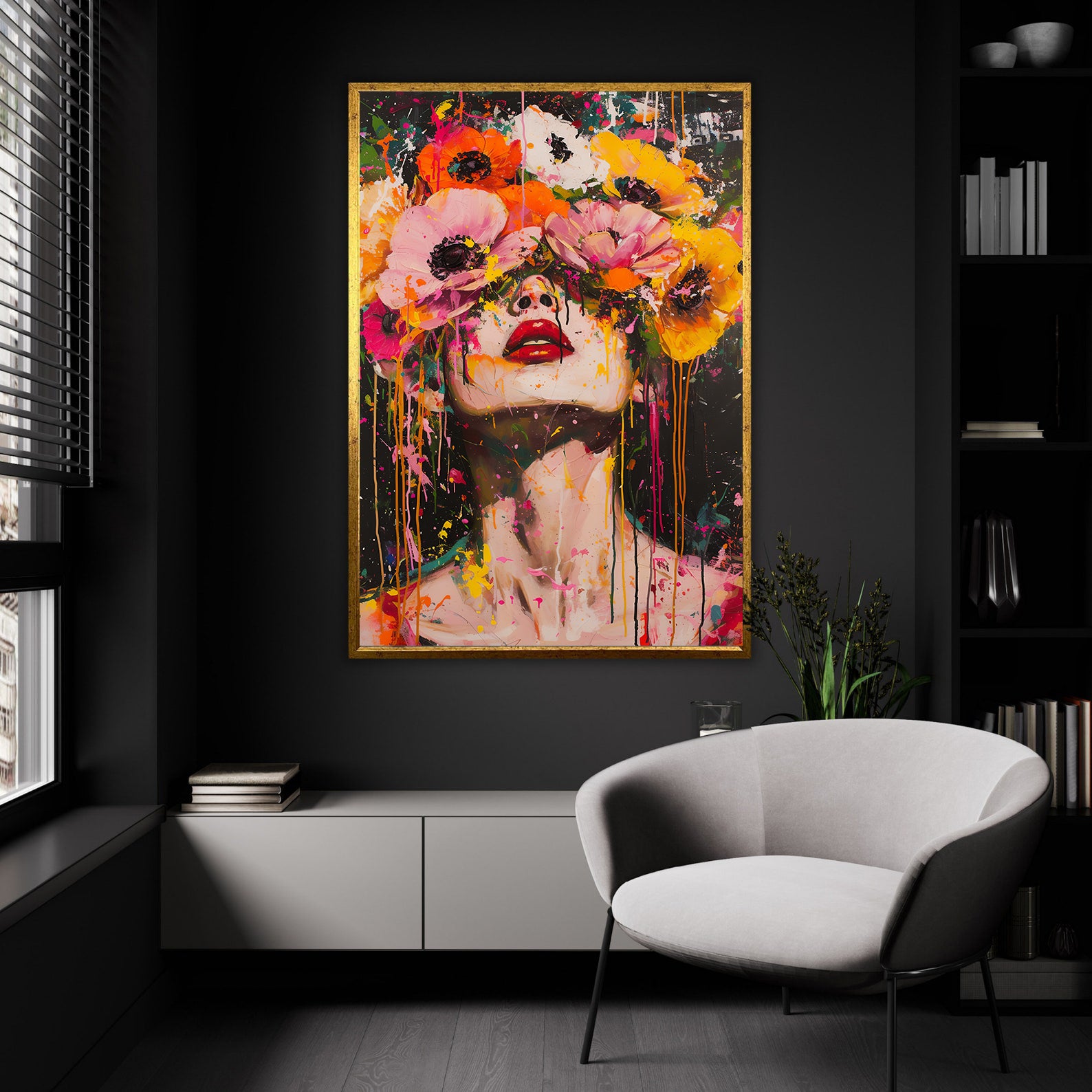 Tablou Canvas - Floralhead