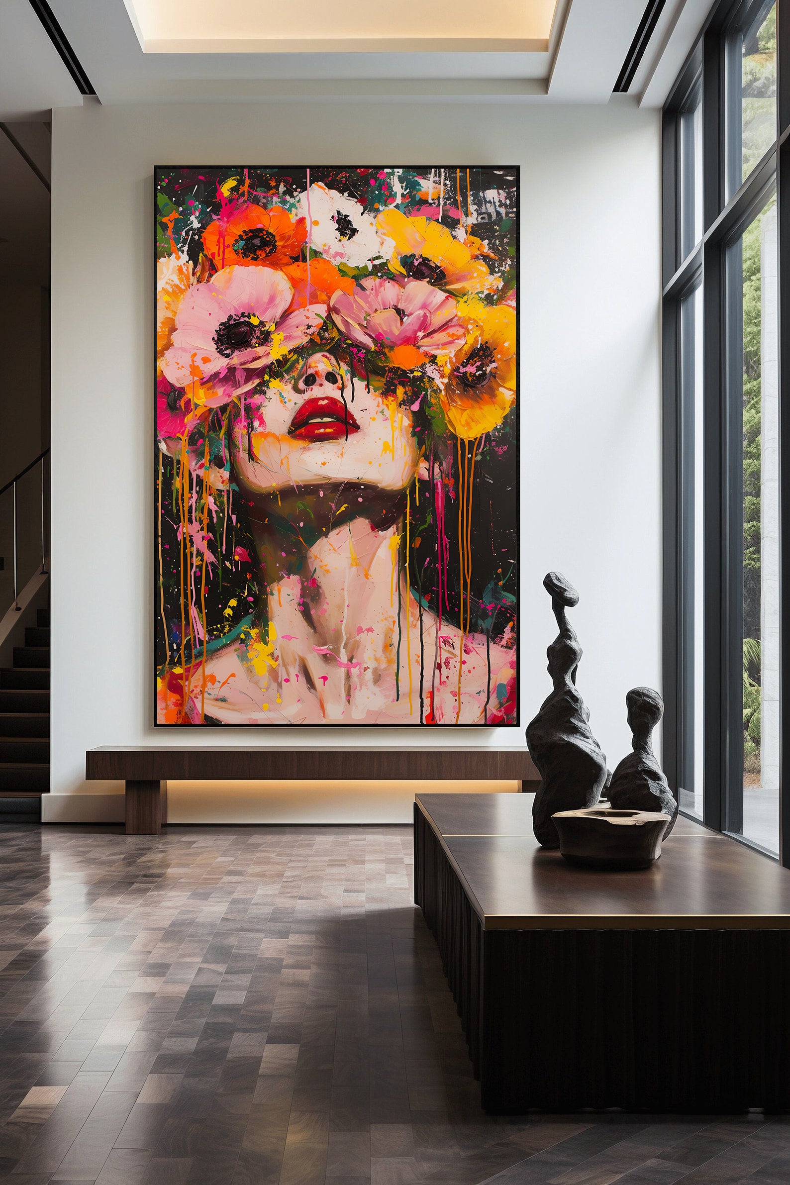 Tablou Canvas - Floralhead