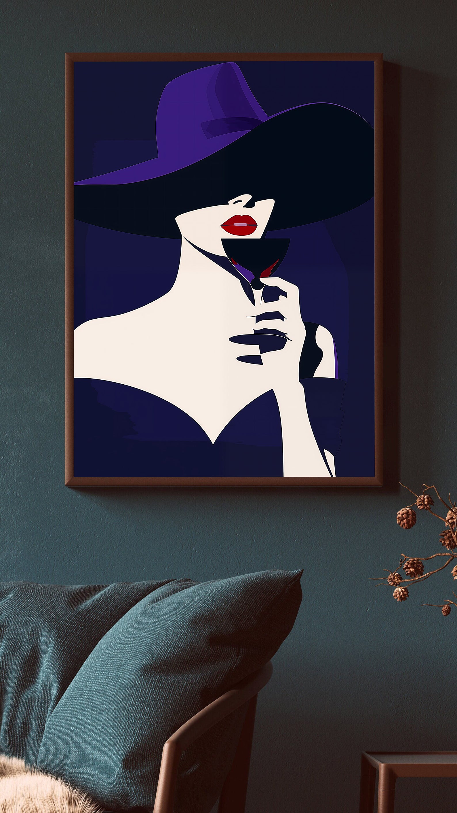 Tablou Canvas - Femeie Enigmatică