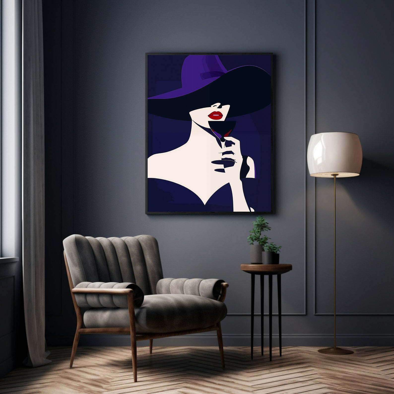 Tablou Canvas - Femeie Enigmatică