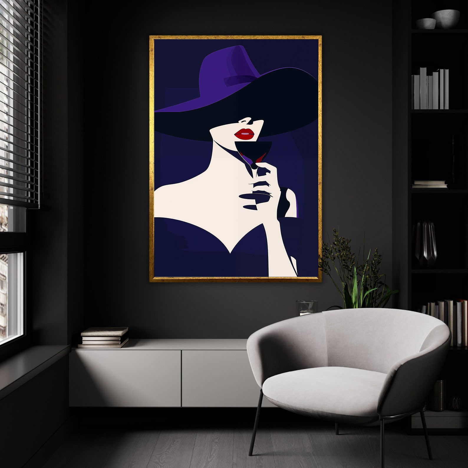 Tablou Canvas - Femeie Enigmatică