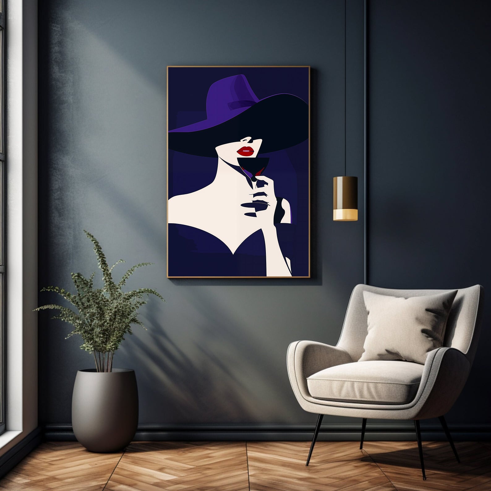 Tablou Canvas - Femeie Enigmatică