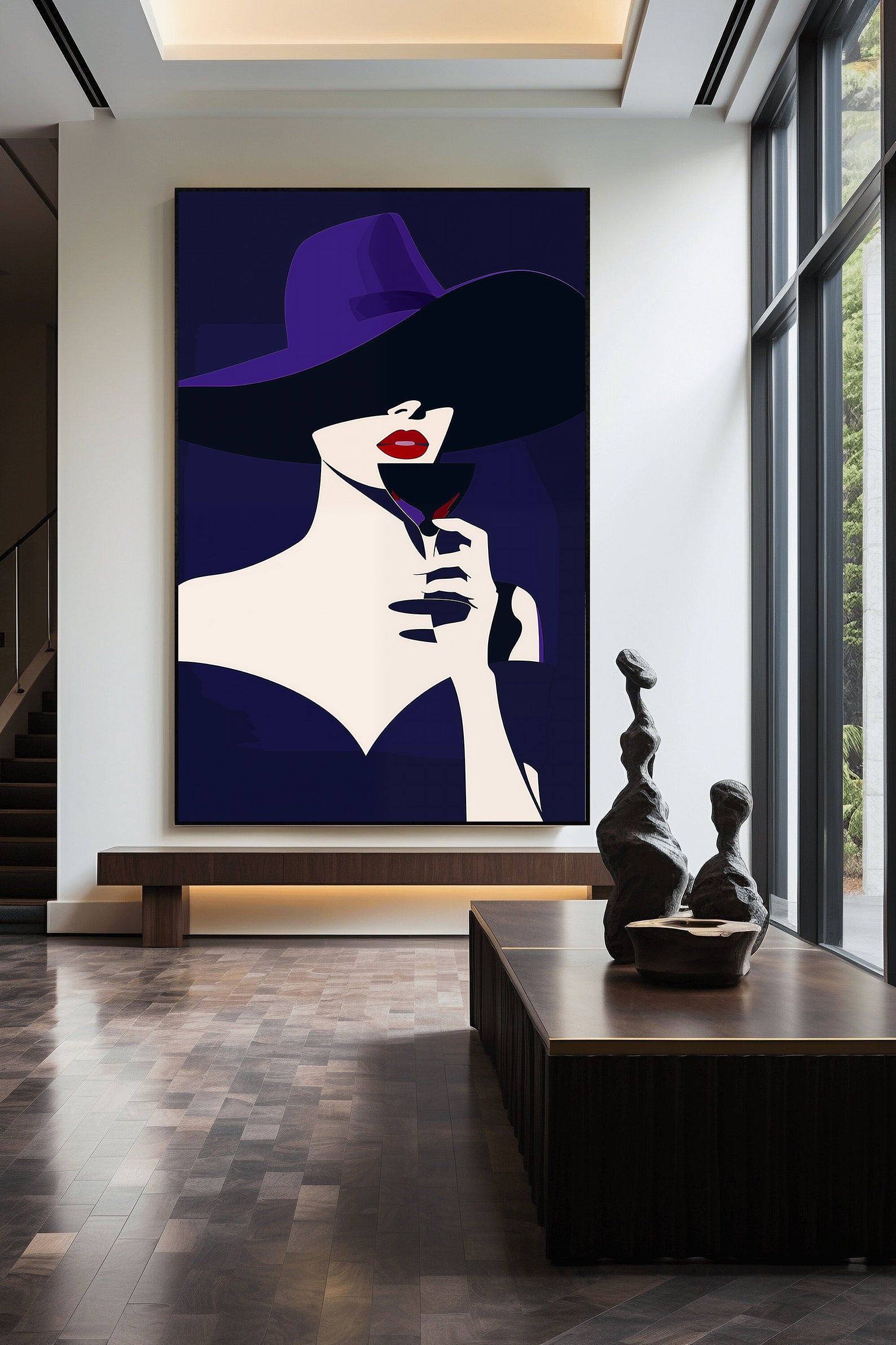 Tablou Canvas - Femeie Enigmatică