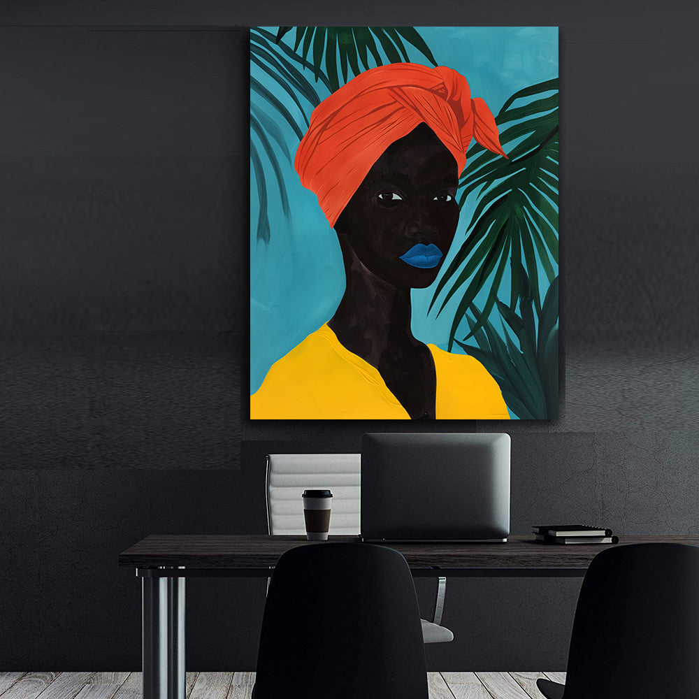 Tablou Canvas - Portret Femeie Africană