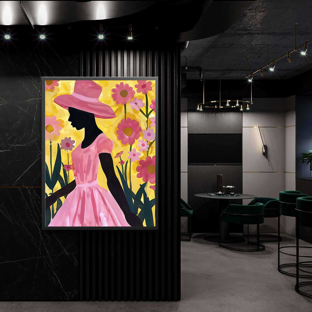 Peinture sur toile - Bougie allumée