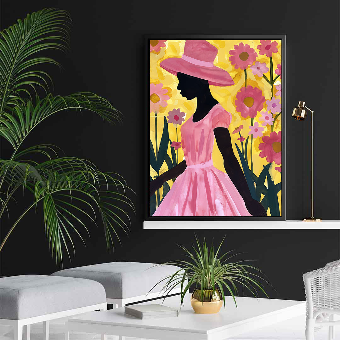 Peinture sur toile - Bougie allumée