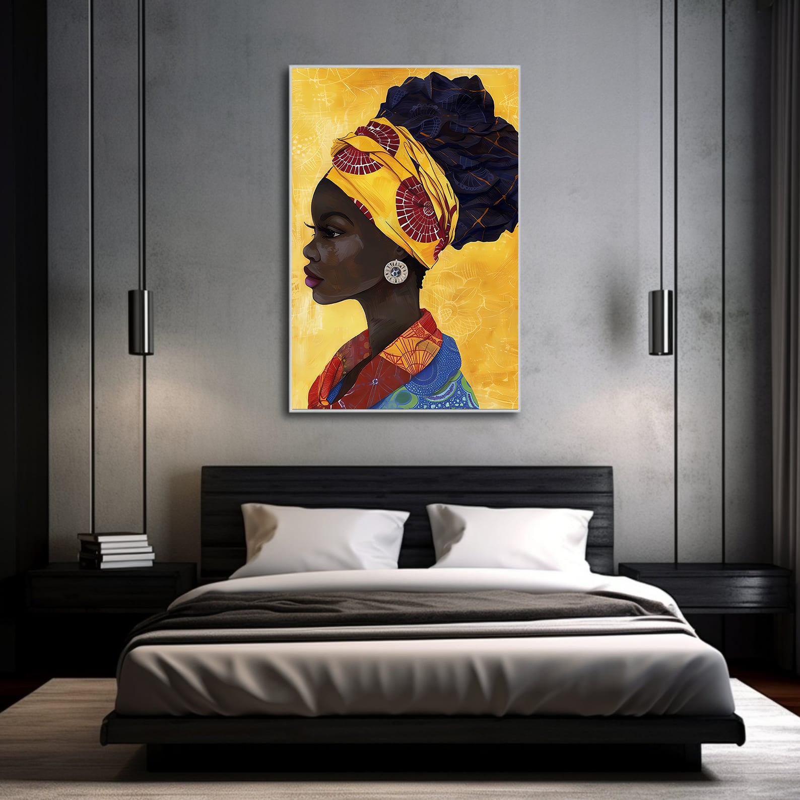 Tablou Canvas - Portret Femeie Africană