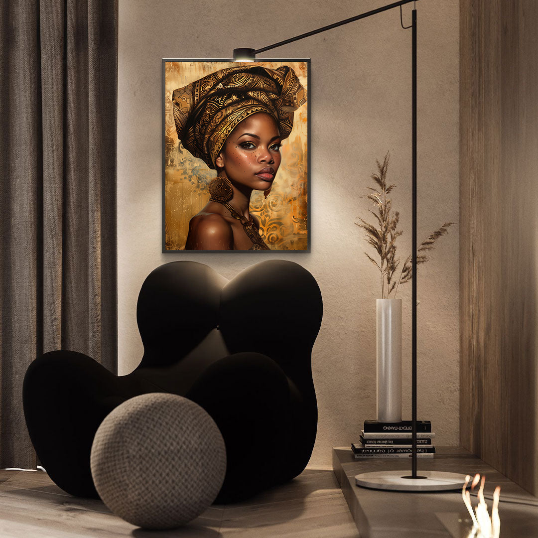 Tablou Canvas - Portret Femeie Africană