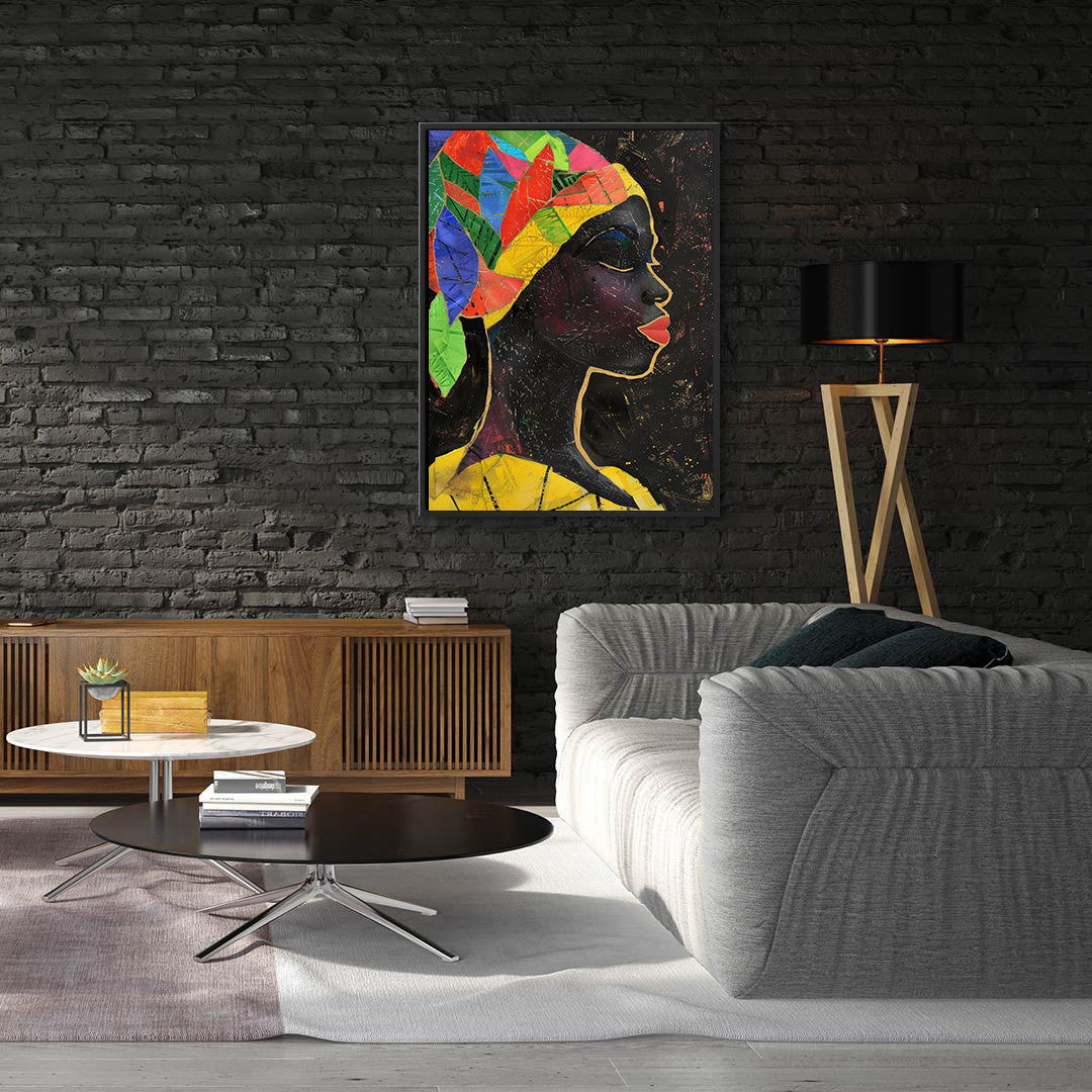 Tablou Canvas - Portret Femeie Africană