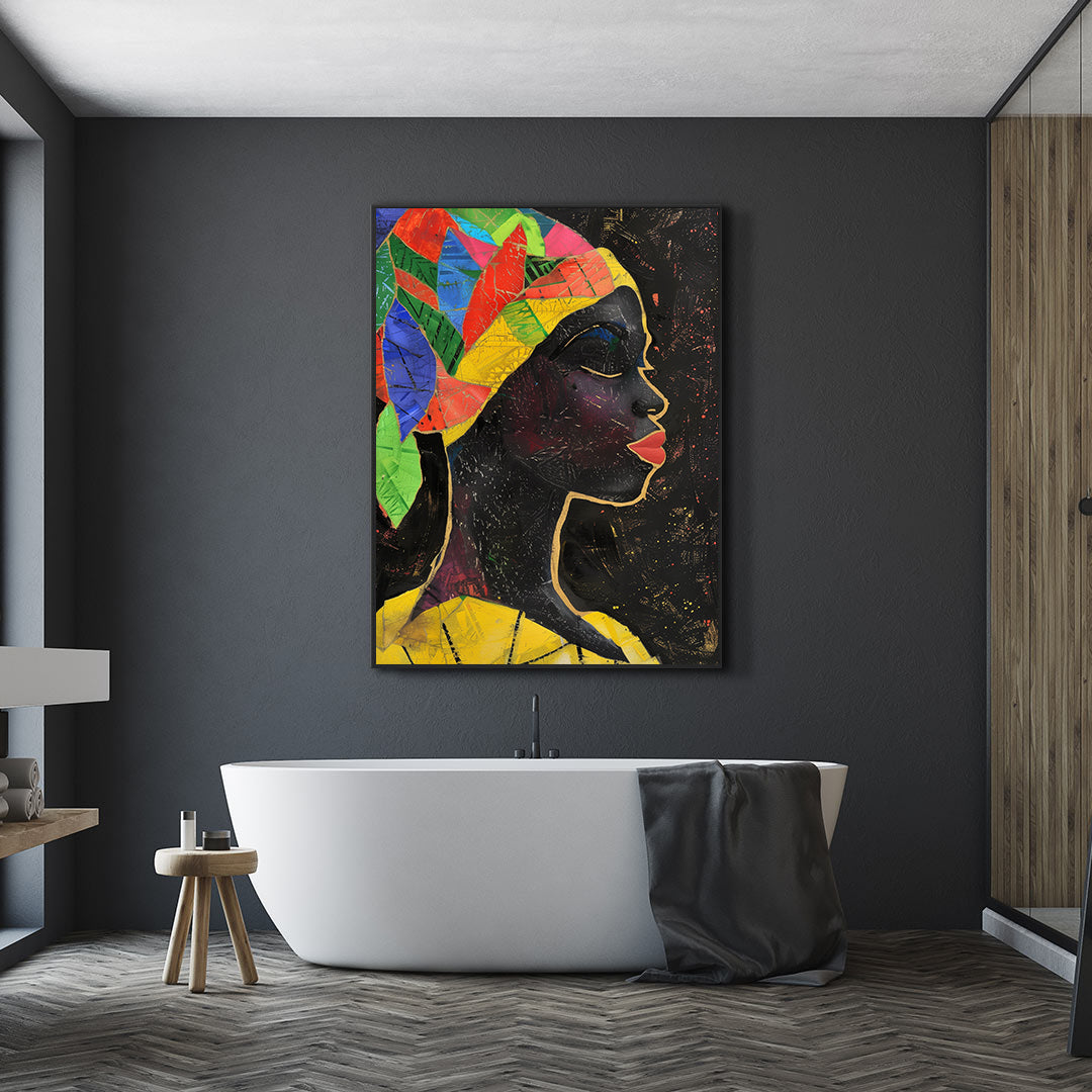Tablou Canvas - Portret Femeie Africană