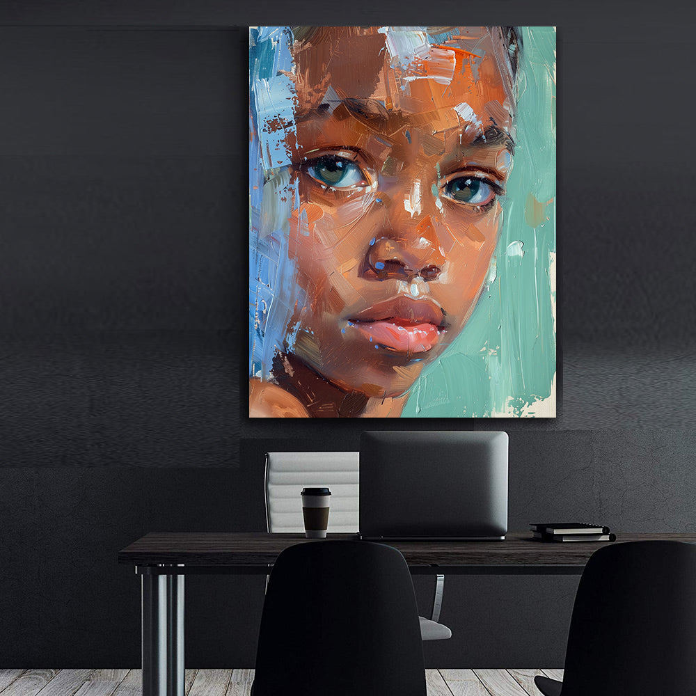 Peinture sur toile - Bougie allumée