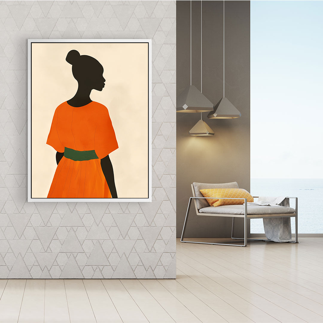 Tablou Canvas - Femeie Africană