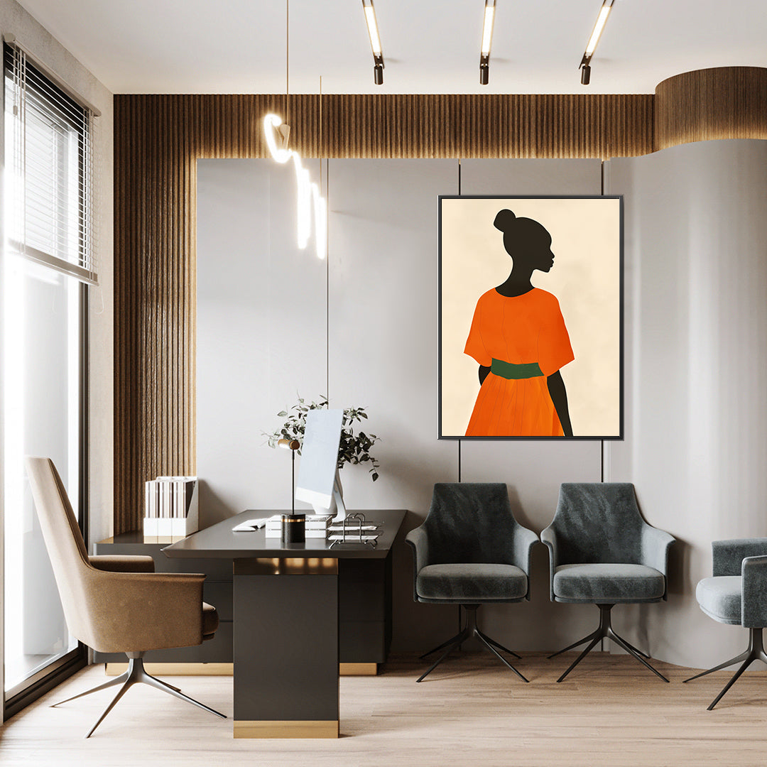 Tablou Canvas - Femeie Africană