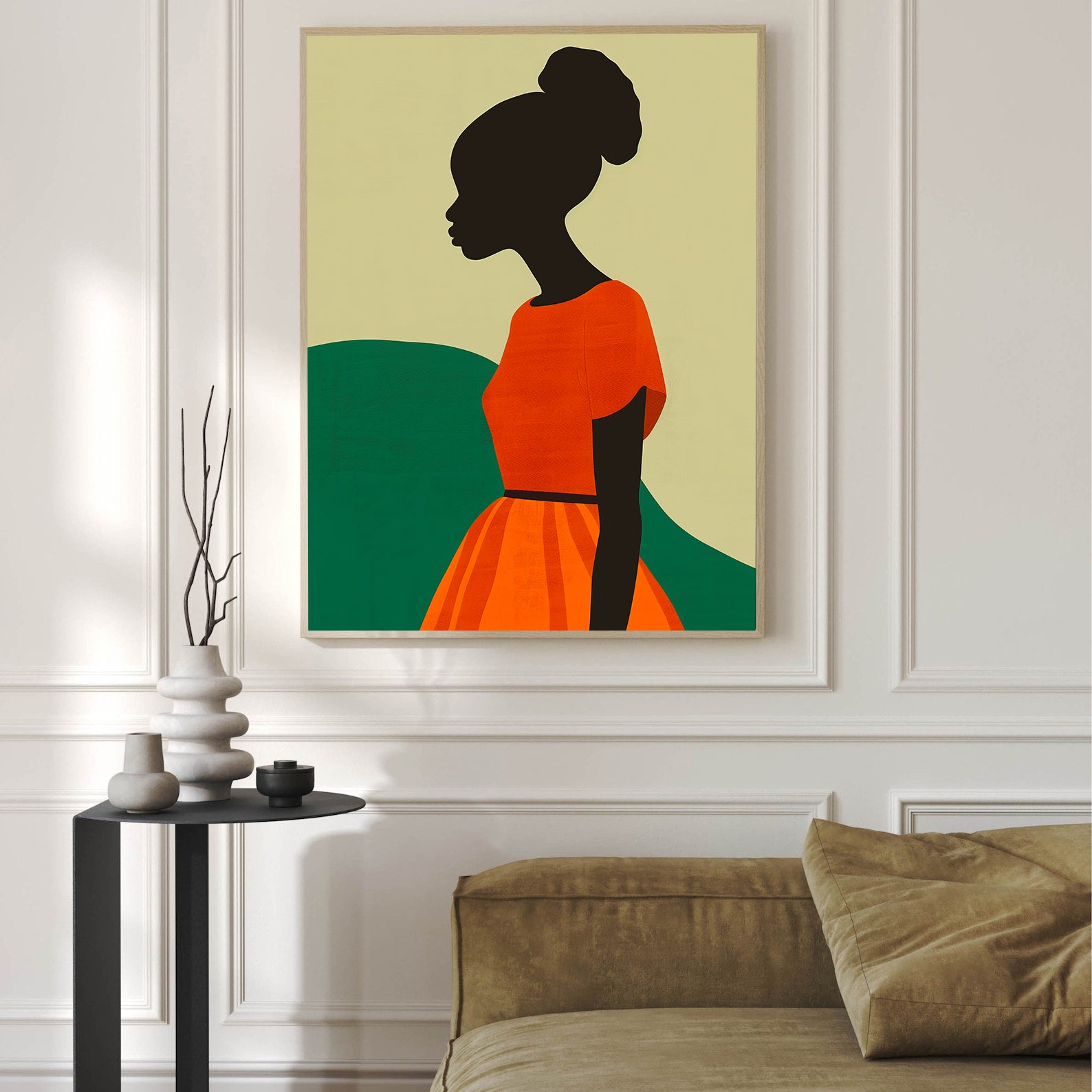 Tablou Canvas - Femeie Africană