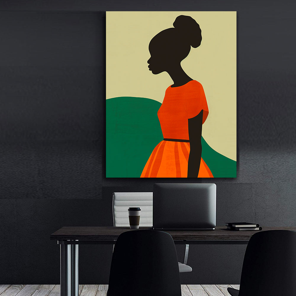 Tablou Canvas - Femeie Africană