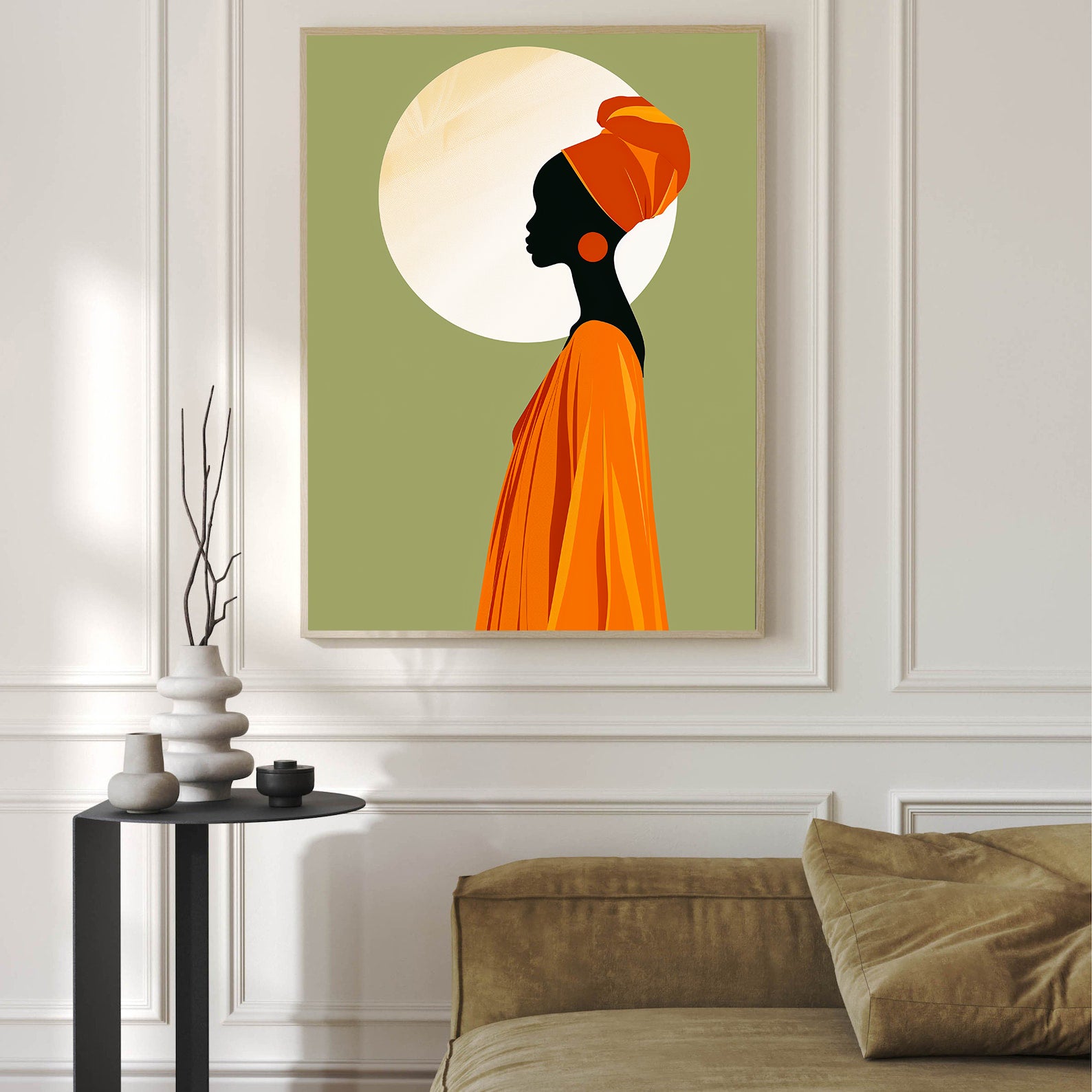 Tablou Canvas - Femeie Africană