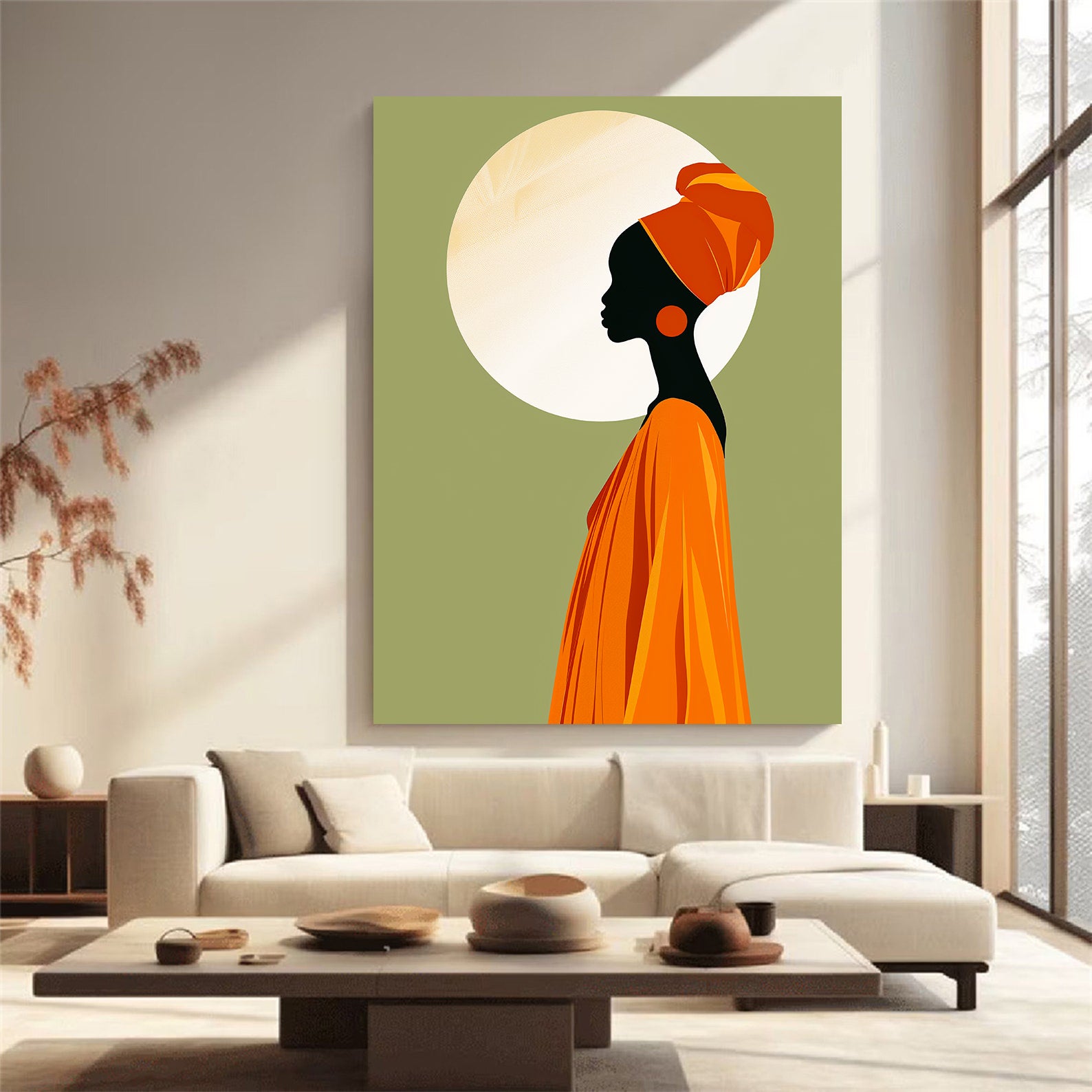Tablou Canvas - Femeie Africană
