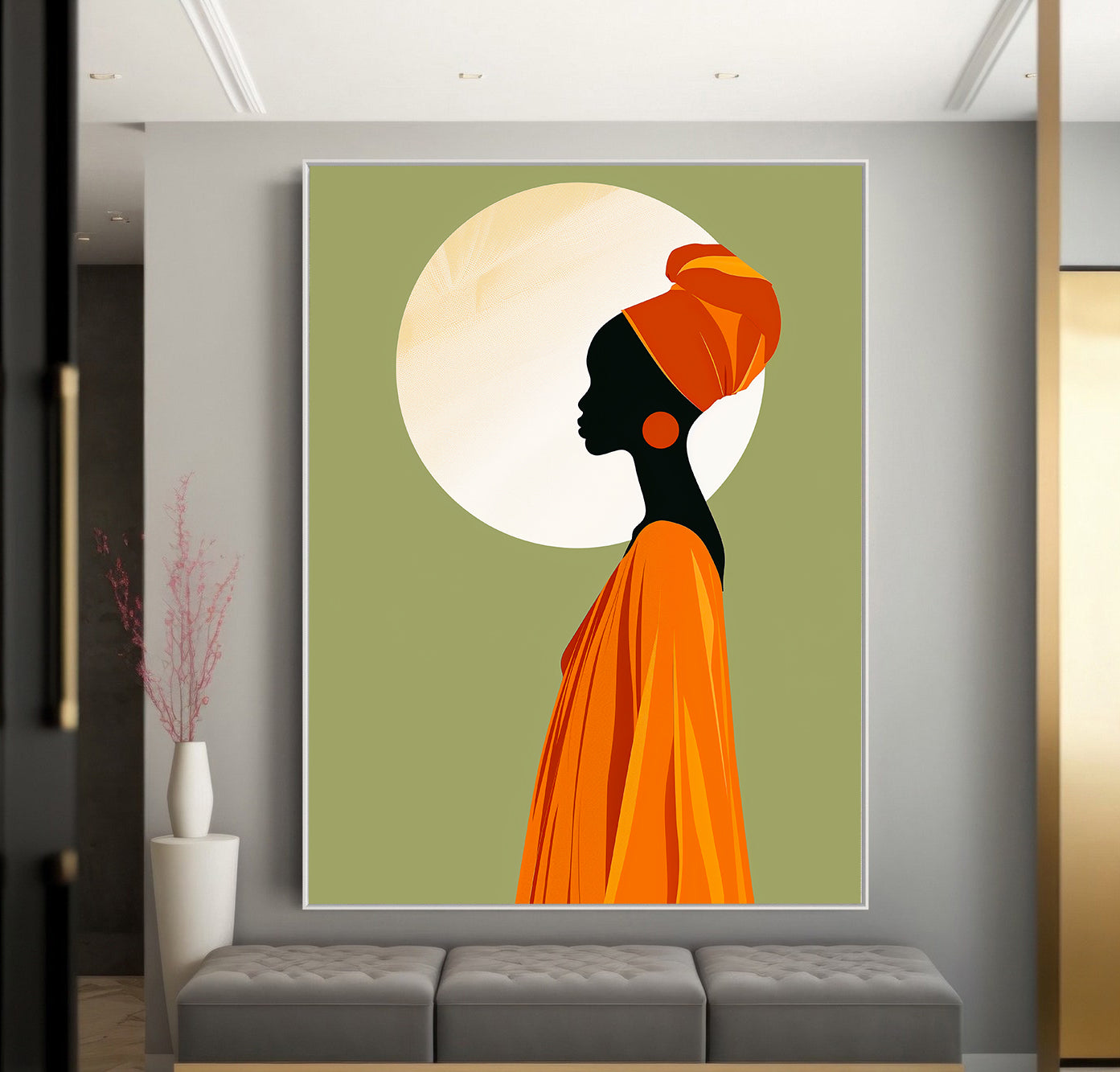 Tablou Canvas - Femeie Africană
