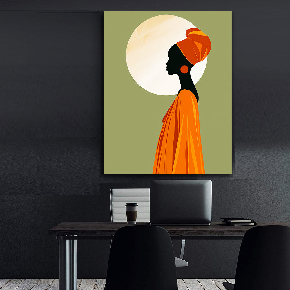 Tablou Canvas - Femeie Africană