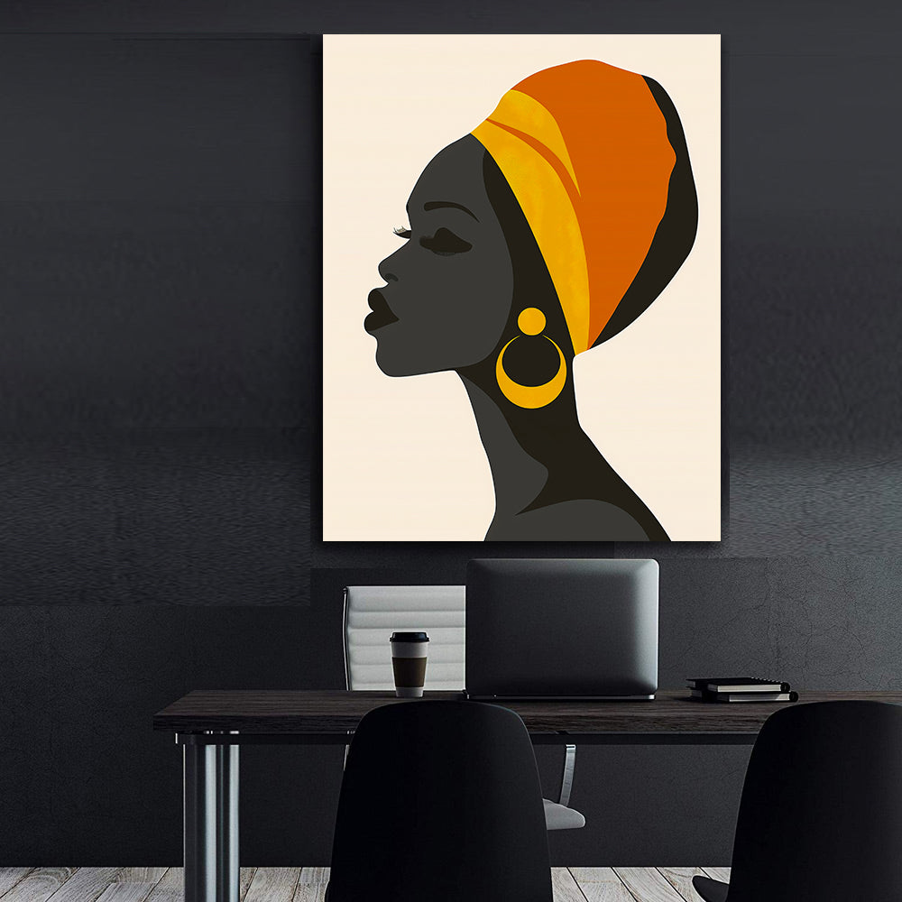 Tablou Canvas - Portret Femeie Africană