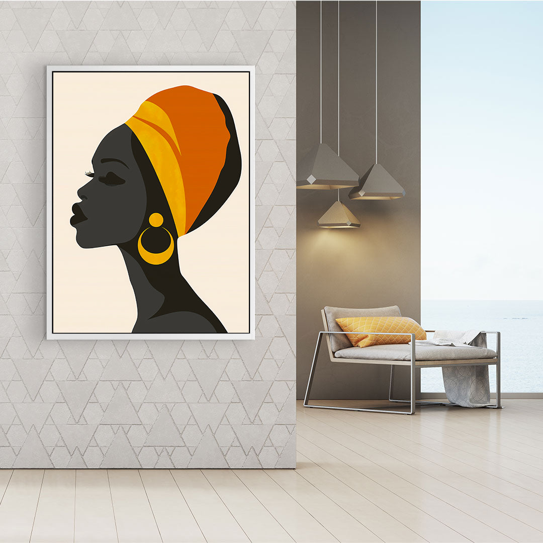 Tablou Canvas - Portret Femeie Africană