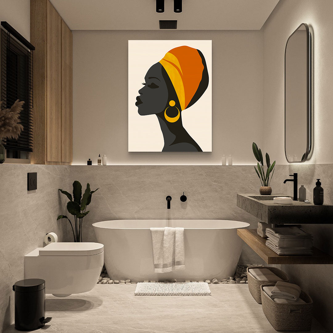 Tablou Canvas - Portret Femeie Africană